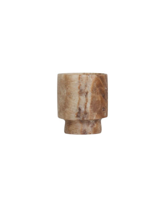 Alabaster Tealight Holder M - Coupe Alabaster Coupe