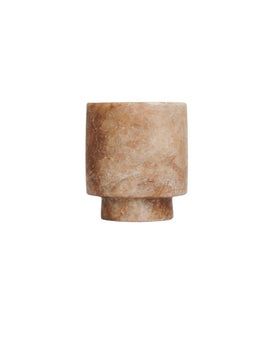 Alabaster Tealight Holder L - Coupe Alabaster Tealight Holder L - Coupe