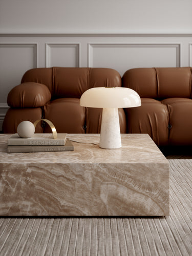 Tafellamp Glossy Wit