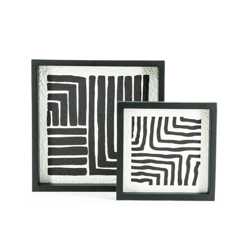 Wand decoratie Triq - set van 2