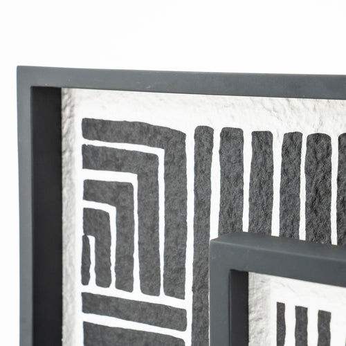 Wand decoratie Triq - set van 2