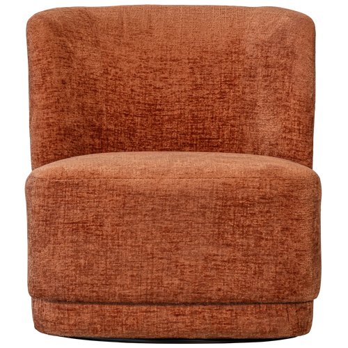 Atty Draaifauteuil Velvet Oranje