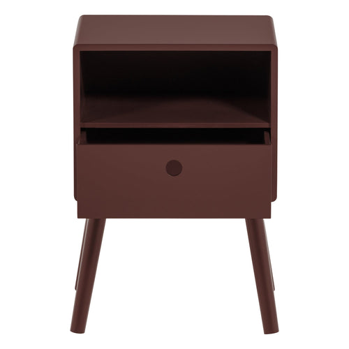 Ozzy nachtkastje MDF bordeauxrood