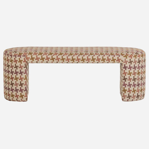 Bankje Jacob - Pied-de-poule roze, Valk at Home