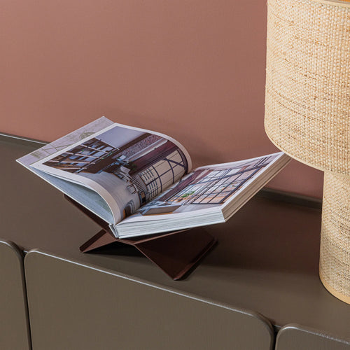 Boekenstandaard Brook - Liggend - Bruin