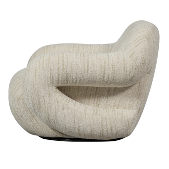 Folke Fauteuil Chenille Naturel Melange Folke Fauteuil Chenille Naturel Melange