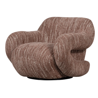 Folke Fauteuil Chenille Oud Roze Folke Fauteuil Chenille Oud Roze