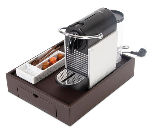 Welcome Tray met lade Bruin - Bentley