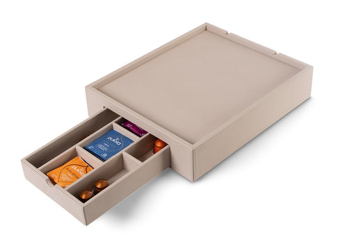 Welcome Tray met lade Beige - Bentley