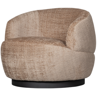 Woolly draaifauteuil Chenille Zand Woolly draaifauteuil Chenille Zand