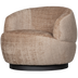 Woolly draaifauteuil Chenille Zand