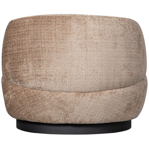 Woolly draaifauteuil Chenille Zand