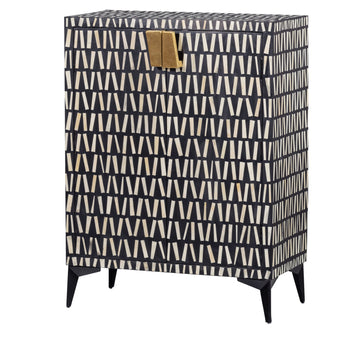 Menne opbergkast - Zwart wit Menne opbergkast - Zwart wit