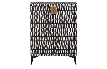 Menne opbergkast - Zwart wit Menne opbergkast - Zwart wit