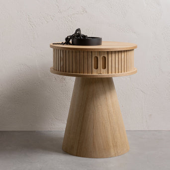 Nachtkastje Karri - Naturel hout Nachtkastje Karri - Naturel hout