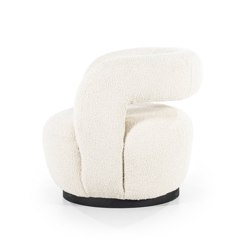 Sharon draaifauteuil - Bouclé Beige