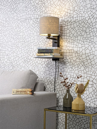 Wandlamp Florence - Dark beige Wandlamp Florence - Dark beige
