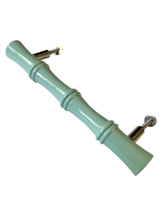 Bamboe houten greep blauw - Large Bamboe houten greep blauw - Large