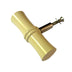 Bamboe houten greep geel - Small (Set van 2)