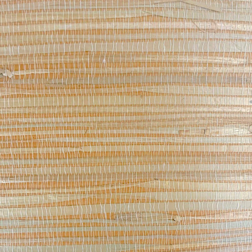 Behang Ziva - Zeegras Beige Warm Oranje