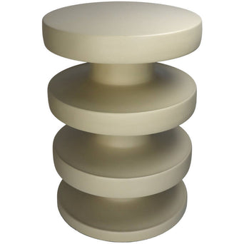 Bijzettafel Beige Bijzettafel Beige