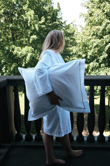 Kussensloop Celine - Bone - Egyptisch Katoen Kussensloop Celine - Bone - Egyptisch Katoen