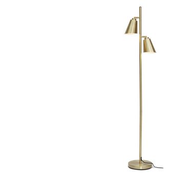 Vloerlamp Bremen 2-shade Goud Vloerlamp Bremen 2-shade Goud