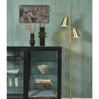 Vloerlamp Bremen 2-shade Goud Vloerlamp Bremen 2-shade Goud