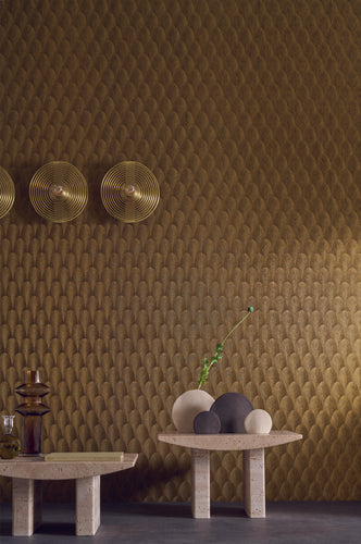 Behang Texture Métal Tourmaline 75782038 - Casamance