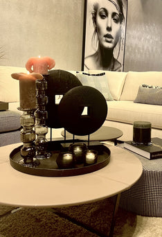 Kandelaar Chandelier Rolls Grey Luster - Extra Small - Dekocandle Kandelaar Chandelier Rolls Grey Luster - Extra Small - Dekocandle