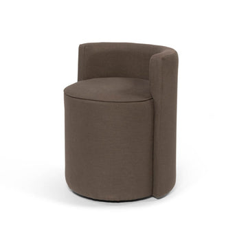 Poef Olly Linen Brown Poef Olly Linen Brown