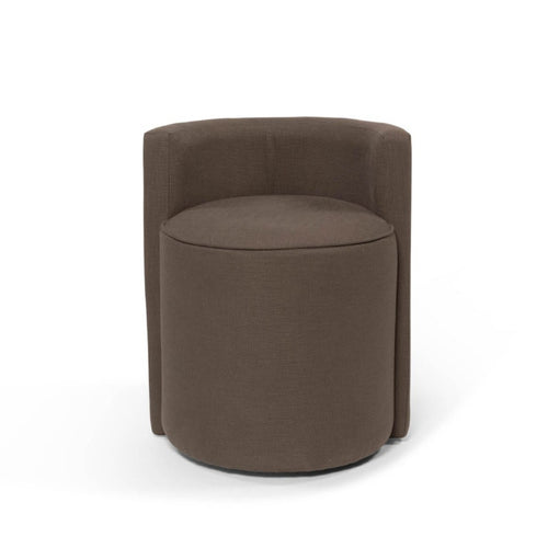 Poef Olly Linen Brown