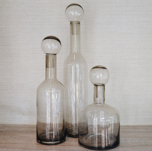 Fles Deco Norma Grijs