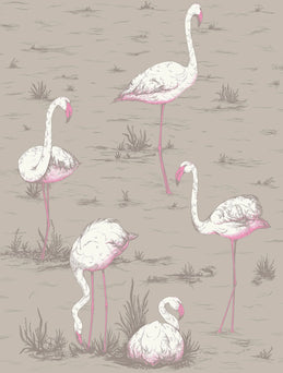 Behang Flamingo - 66/8042 - Cole & Son Behang Flamingo - 66/8042 - Cole & Son