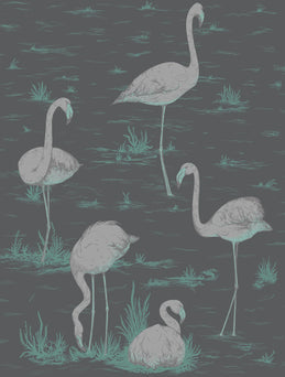 Behang Flamingo - 95/8048 - Cole & Son Behang Flamingo - 95/8048 - Cole & Son