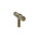 Gepatineerde messing greep - Small (Set van 2)