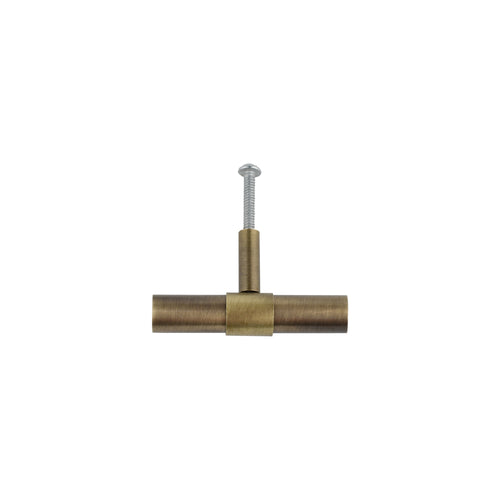 Gepatineerde messing greep - Small (Set van 2)