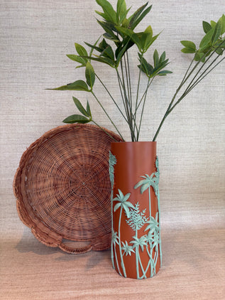 Vaas Palmboom Polyresin Multi Vaas Palmboom Polyresin Multi