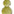 Kaarsenhouder Itinga Glass Bubble L - Olive Green