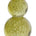 Kaarsenhouder Itinga Glass Bubble L - Olive Green