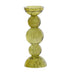 Kaarsenhouder Itinga Glass Bubble M - Olive Green