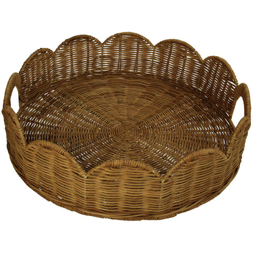Mand dienblad rotan