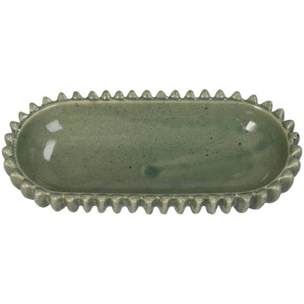 Schaaltje ribbel groen Schaaltje ribbel groen