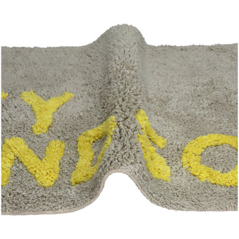 Badmat Hey Handsome Geel Badmat Hey Handsome Geel