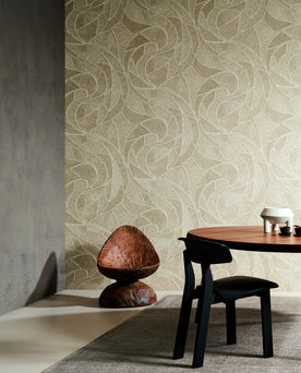 Behang Manila Spiral Taupe 64511 - ARTE Behang Manila Spiral Taupe 64511 - ARTE