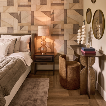 Poef Marque Mustard Poef Marque Mustard