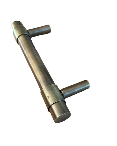 Gepatineerde messing kastgreep - Medium