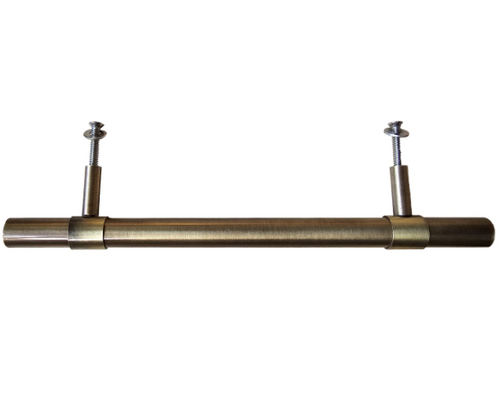 Gepatineerde messing kastgreep - Extra large