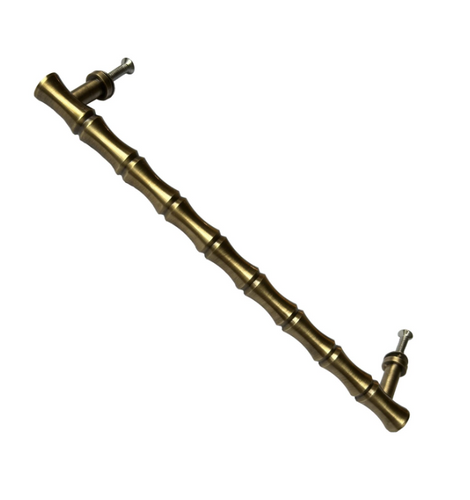 Bamboe messing kastgreep - Extra large