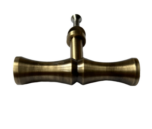 Bamboe messing greep - Small (Set van 2)